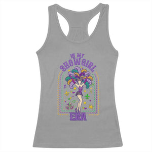 Mardi Gras Queen Racerback Tank Top In My Showgirl Era TS14 Sport Gray Print Your Wear
