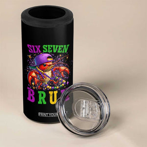 67 Mardi Gras 4 in 1 Can Cooler Tumbler Funny Crawfish Six Seven Bruh Meme TS14 Print Your Wear