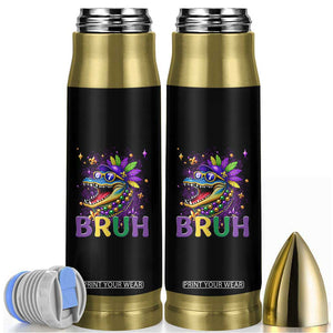 67 Mardi Gras Bullet Tumbler Funny Alligator Six Seven Bruh Meme TS14 Black Print Your Wear
