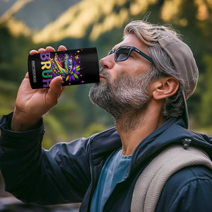 67 Mardi Gras 4 in 1 Can Cooler Tumbler Funny Alligator Six Seven Bruh Meme TS14 Print Your Wear