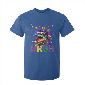 67 Mardi Gras T Shirt For Kid Funny Alligator Six Seven Bruh Meme TS14 Royal Blue Print Your Wear