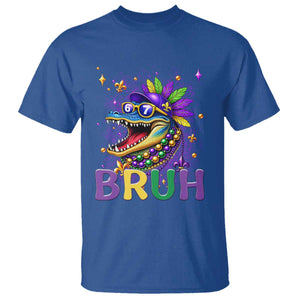 67 Mardi Gras T Shirt Funny Alligator Six Seven Bruh Meme TS14 Royal Blue Print Your Wear