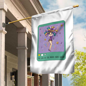 The Life Of The Mardi Gras Queen Garden Flag TS14 Print Your Wear