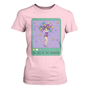 The Life Of The Mardi Gras Queen T Shirt For Women TS14 Light Pink Print Your Wear