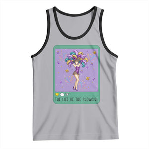The Life Of The Mardi Gras Queen Tank Top TS14 Athletic Heather Black Print Your Wear
