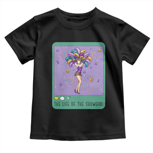 The Life Of The Mardi Gras Queen Toddler T Shirt TS14 Black Print Your Wear