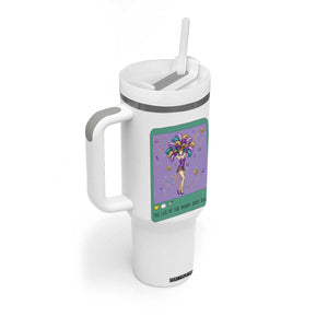 The Life Of The Mardi Gras Queen Tumbler With Handle TS14 Print Your Wear