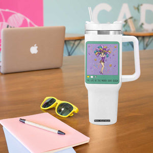 The Life Of The Mardi Gras Queen Tumbler With Handle TS14 Print Your Wear