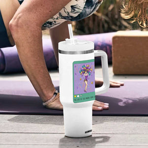 The Life Of The Mardi Gras Queen Tumbler With Handle TS14 Print Your Wear