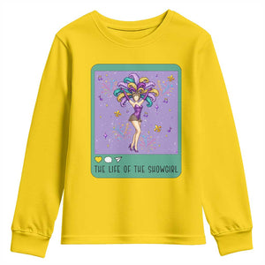 The Life Of The Mardi Gras Queen Youth Sweatshirt TS14 Daisy Print Your Wear
