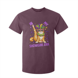 Mardi Gras Cat T Shirt For Kid In My Showgirl Era TS14 Maroon Print Your Wear