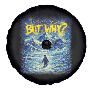 But Why Penguin Spare Tire Cover Starry Night Van Gogh Nihilist Penguin Hiking TS14 Print Your Wear