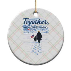 Funny Penguin Protest Ceramic Ornament Trump Nihilist Penguin Minimal Political Meme TS14 1pc Christmas Plaid Print Your Wear
