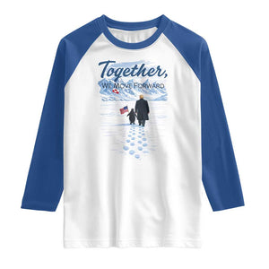 Funny Penguin Protest Raglan Shirt Trump Nihilist Penguin Minimal Political Meme TS14 White Royal Print Your Wear