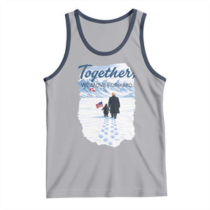 Funny Penguin Protest Tank Top Trump Nihilist Penguin Minimal Political Meme TS14 Athletic Heather Navy Print Your Wear