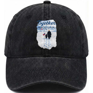Funny Penguin Protest Washed Cotton Baseball Cap Trump Nihilist Penguin Minimal Political Meme TS14 Washed Cap Universal Fit Black Print Your Wear