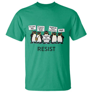 Penguins Resist T Shirt Nihilist Penguin Anti-Government Meme TS14 Irish Green Print Your Wear
