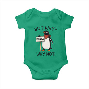 Fck ICE Baby Onesie Nihilist Penguin Anti-Government Meme TS14 Irish Green Print Your Wear