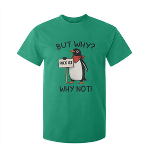 Fck ICE T Shirt For Kid Nihilist Penguin Anti-Government Meme TS14 Irish Green Print Your Wear