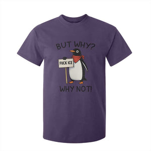 Fck ICE T Shirt For Kid Nihilist Penguin Anti-Government Meme TS14 Purple Print Your Wear