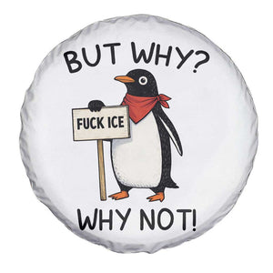 Fck ICE Spare Tire Cover Nihilist Penguin Anti-Government Meme TS14 Print Your Wear
