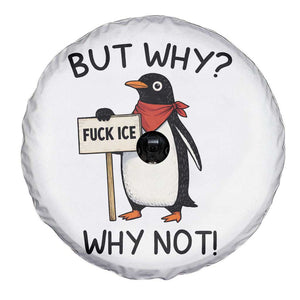 Fck ICE Spare Tire Cover Nihilist Penguin Anti-Government Meme TS14 Print Your Wear