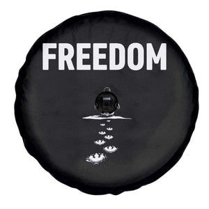Penguin Freedom Spare Tire Cover Funny Nihilist Penguin Hiking Mountains TS14 Print Your Wear