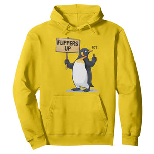 Penguins Resist Hoodie Flippers Up Protest TS14 Daisy Print Your Wear
