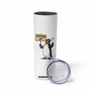 Penguins Resist Skinny Tumbler Flippers Up Protest TS14 Print Your Wear