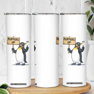 Penguins Resist Skinny Tumbler Flippers Up Protest TS14 Print Your Wear