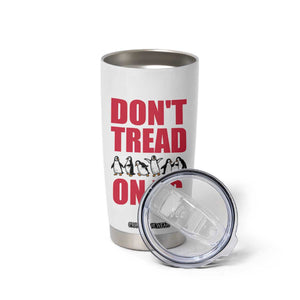Funny Penguins Resist Protest Tumbler Cup Don't Tread On Us TS14 Print Your Wear