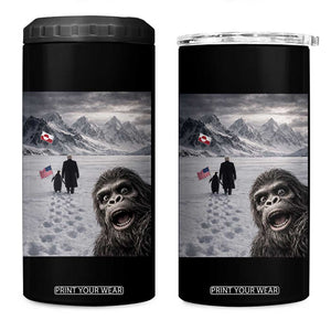 Nihilist Penguin Trump Hiking Mountains 4 in 1 Can Cooler Tumbler Funny Bigfoot Selfie But Why TS14 One Size: 16 oz Black Print Your Wear