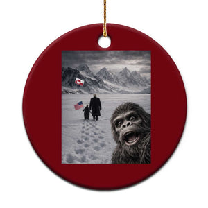 Nihilist Penguin Trump Hiking Mountains Ceramic Ornament Funny Bigfoot Selfie But Why TS14 1pc Red Print Your Wear