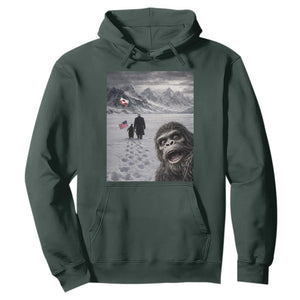 Nihilist Penguin Trump Hiking Mountains Hoodie Funny Bigfoot Selfie But Why TS14 Dark Forest Green Print Your Wear