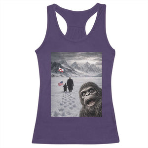 Nihilist Penguin Trump Hiking Mountains Racerback Tank Top Funny Bigfoot Selfie But Why TS14 Purple Print Your Wear