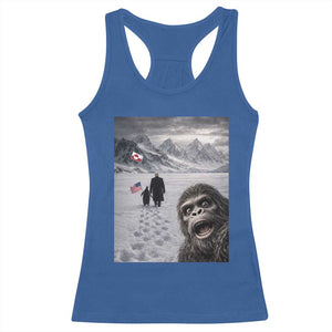 Nihilist Penguin Trump Hiking Mountains Racerback Tank Top Funny Bigfoot Selfie But Why TS14 Royal Blue Print Your Wear