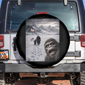 Nihilist Penguin Trump Hiking Mountains Spare Tire Cover Funny Bigfoot Selfie But Why TS14 No hole Black Print Your Wear