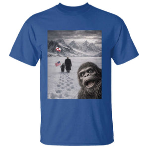 Nihilist Penguin Trump Hiking Mountains T Shirt Funny Bigfoot Selfie But Why TS14 Royal Blue Print Your Wear