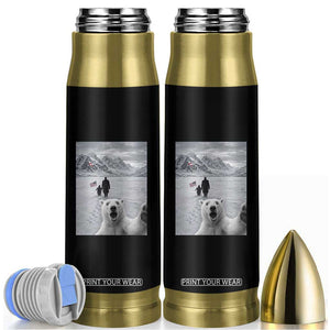 Nihilist Penguin Trump Hiking Mountains Bullet Tumbler Funny Polar Bear Selfie But Why TS14 Black Print Your Wear
