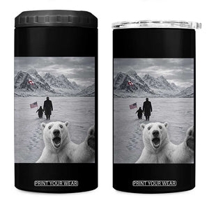 Nihilist Penguin Trump Hiking Mountains 4 in 1 Can Cooler Tumbler Funny Polar Bear Selfie But Why TS14 One Size: 16 oz Black Print Your Wear