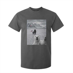 Nihilist Penguin Trump Hiking Mountains T Shirt For Kid Funny Polar Bear Selfie But Why TS14 Dark Heather Print Your Wear