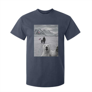 Nihilist Penguin Trump Hiking Mountains T Shirt For Kid Funny Polar Bear Selfie But Why TS14 Navy Print Your Wear