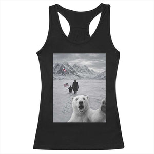 Nihilist Penguin Trump Hiking Mountains Racerback Tank Top Funny Polar Bear Selfie But Why TS14 Black Print Your Wear