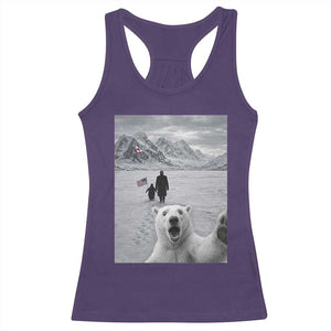Nihilist Penguin Trump Hiking Mountains Racerback Tank Top Funny Polar Bear Selfie But Why TS14 Purple Print Your Wear