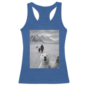Nihilist Penguin Trump Hiking Mountains Racerback Tank Top Funny Polar Bear Selfie But Why TS14 Royal Blue Print Your Wear