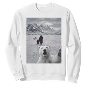 Nihilist Penguin Trump Hiking Mountains Sweatshirt Funny Polar Bear Selfie But Why TS14 White Print Your Wear