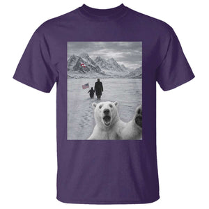Nihilist Penguin Trump Hiking Mountains T Shirt Funny Polar Bear Selfie But Why TS14 Purple Print Your Wear