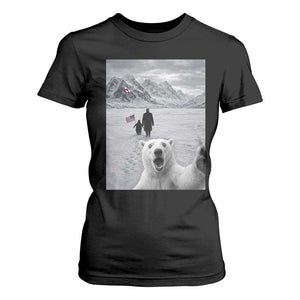 Nihilist Penguin Trump Hiking Mountains T Shirt For Women Funny Polar Bear Selfie But Why TS14 Black Print Your Wear