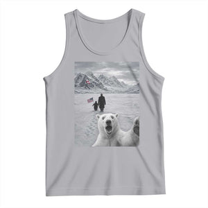 Nihilist Penguin Trump Hiking Mountains Tank Top Funny Polar Bear Selfie But Why TS14 Athletic Heather Print Your Wear