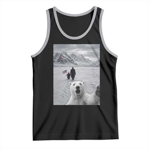 Nihilist Penguin Trump Hiking Mountains Tank Top Funny Polar Bear Selfie But Why TS14 Black Athletic Heather Print Your Wear